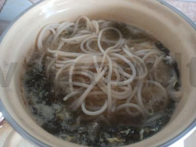 Daržovių sriuba su rūgštynėmis ir kiaušiniu Žingsnis 7