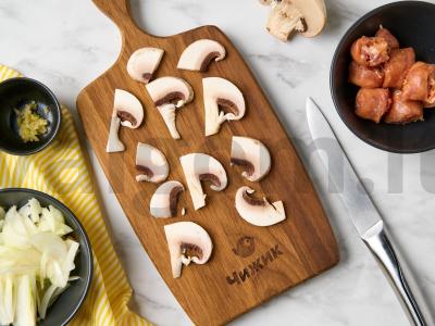 Grikių risotto su dešrelėmis ir grybais Žingsnis 1