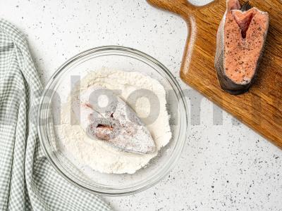 Lašišų steikai oro grilyje Žingsnis 2