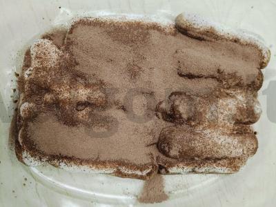 Tiramisu su kakava ir grietinėle Žingsnis 4