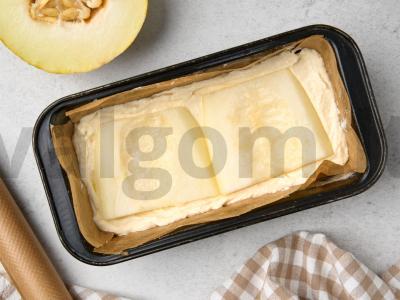 Varškės apkepas su melionu Žingsnis 3