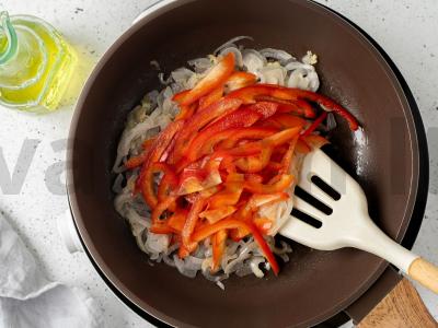 Salotas „Krum-krum“ žiemai Žingsnis 2