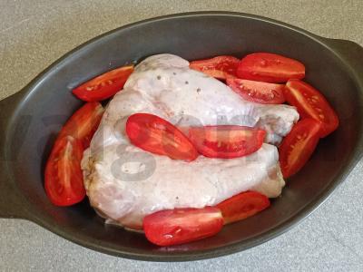 Indėnų pečių patiekalas, keptas su pomidorais ir baklažanais Žingsnis 5