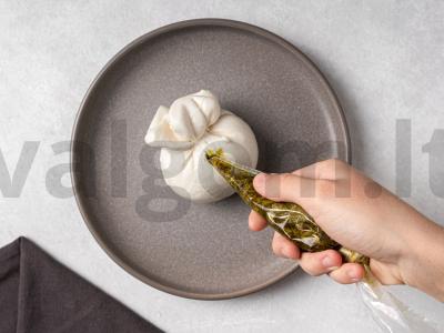 Buratta oro grilyje Žingsnis 1