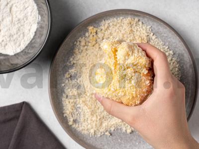 Buratta oro grilyje Žingsnis 3