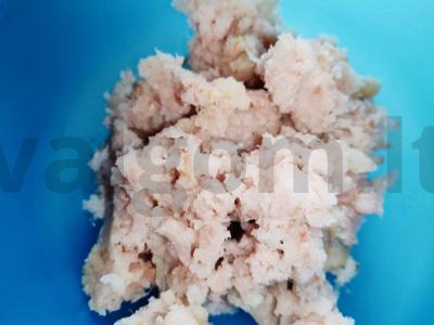 Menkių faršo kotletai pietums Žingsnis 1