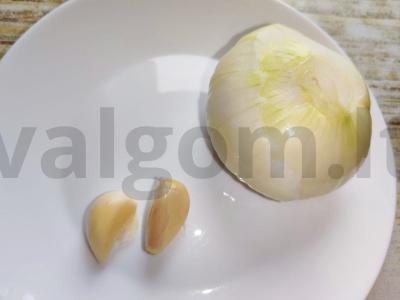 Menkių faršo kotletai pietums Žingsnis 2