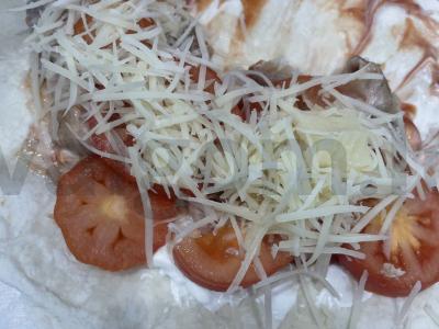 Lavašas su rūkytomis vištienos gabalėliais Žingsnis 4