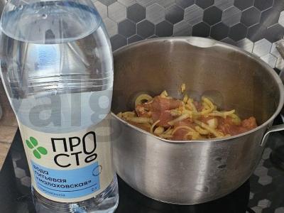 Šašlykas iš kiaulienos mineraliniame vandenyje Žingsnis 5