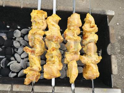 Šašlykas iš kiaulienos mineraliniame vandenyje Žingsnis 8