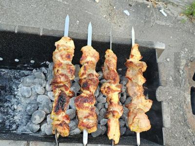 Šašlykas iš kiaulienos mineraliniame vandenyje Žingsnis 9