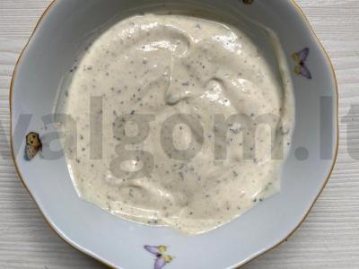 Grietinės ir garstyčių padažas Žingsnis 5