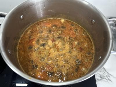 Tom Yum su jūros gėrybėmis ir pievagrybiais Žingsnis 8