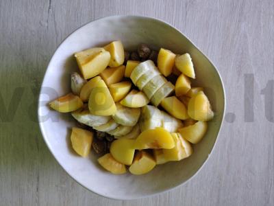 Vaisių desertas su graikišku jogurtu Žingsnis 3