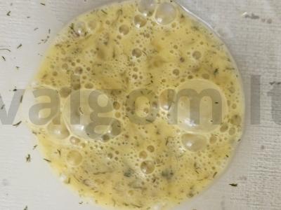 Sumuštinis su dešra ir sūriu ant grotelių Žingsnis 1