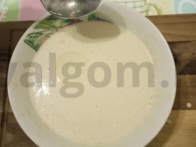 Blynai su amarantų miltais per 25 minutes Žingsnis 3