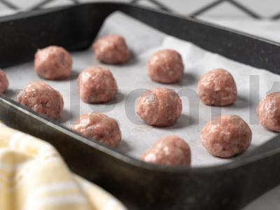 Bagetas su meatballs Žingsnis 2