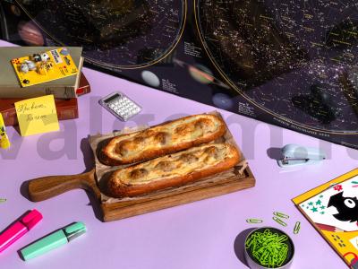 Bagetas su meatballs pagrindine nuotrauka