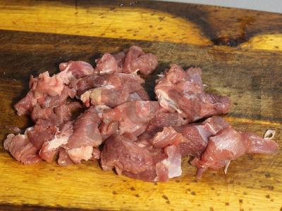 Sviestinės grybų padažas su kalakutiena Žingsnis 1