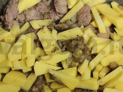 Sviestinės grybų padažas su kalakutiena Žingsnis 9