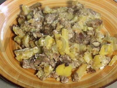 Sviestinės grybų padažas su kalakutiena Žingsnis 13