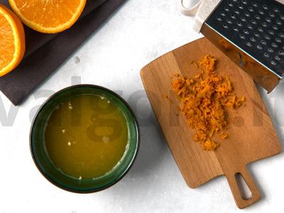 Migdolų pyragas su citrusiniu kremu Žingsnis 4