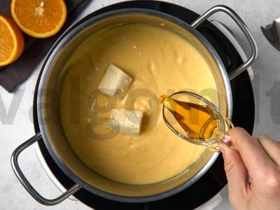 Migdolų pyragas su citrusiniu kremu Žingsnis 7