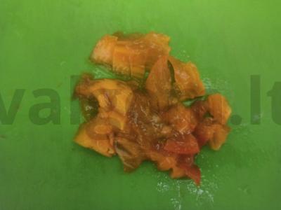 Sūrio ir persimonų sausainių sumuštinis Žingsnis 1