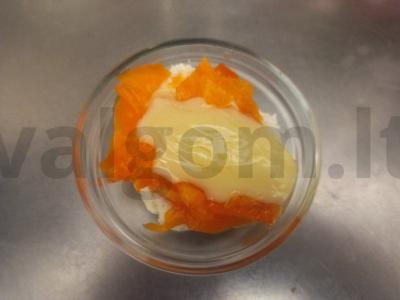 Sūrio ir persimonų sausainių sumuštinis Žingsnis 2