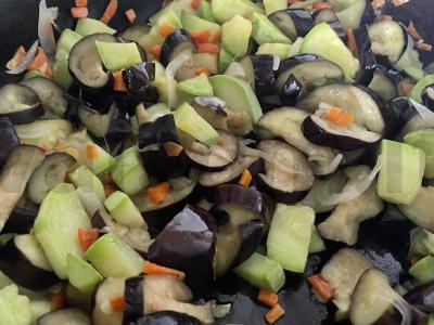 Daržovių sotė su provanso žolelėmis Žingsnis 5