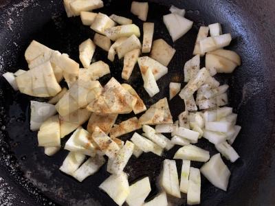 Makaronai su daržovėmis vakarienei Žingsnis 2