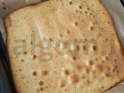 Biskvitinis tortas su saldainiais „Trufelis“ Žingsnis 7