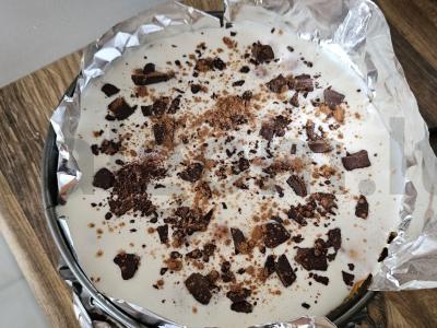 Biskvitinis tortas su saldainiais „Trufelis“ Žingsnis 16