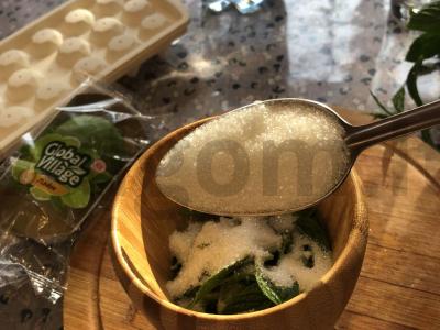 Namų mojitas su mineraliniu vandeniu Žingsnis 3