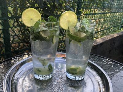 Namų mojitas su mineraliniu vandeniu Žingsnis 8