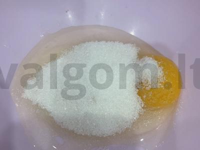 Desertas su obuoliu ir termostatu jogurtu Žingsnis 1