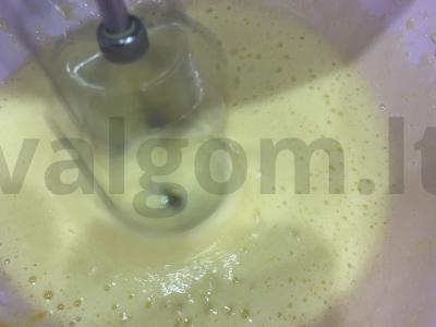 Desertas su obuoliu ir termostatu jogurtu Žingsnis 2