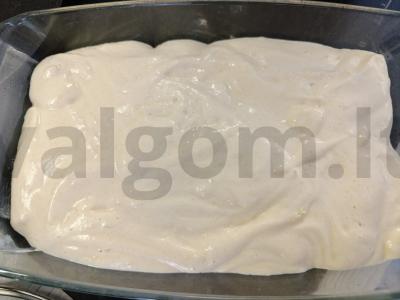 Obuolių biskvitas arbatai Žingsnis 4