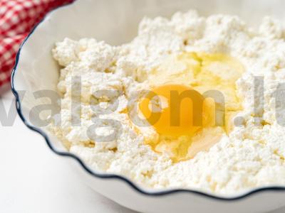 PP-varškėčiai oro grilyje Žingsnis 1