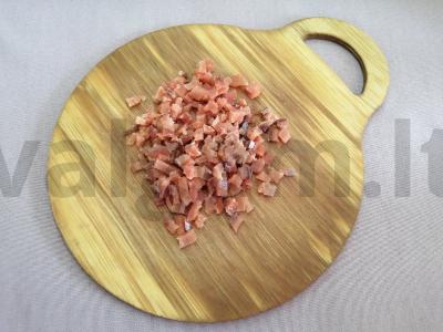 Sushi salotas su raudona žuvimi ir ryžiais Žingsnis 3