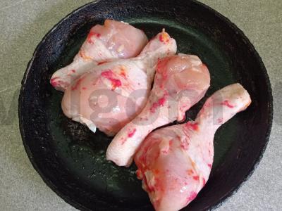 Aštrūs vištienos blauzdos su kepto kuskuso garnyru Žingsnis 3