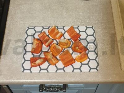 Kalakutienos kepsniai su saldžiaisiais pipirais Žingsnis 3