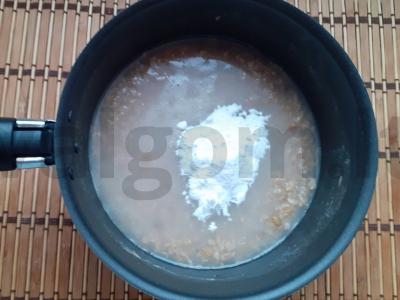 Herkulio košė su halva pusryčiams Žingsnis 2