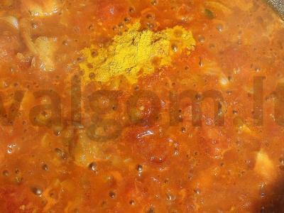 Tajinas su kefta, paruoštas keptuvėje Žingsnis 14