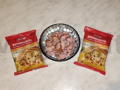 Greito paruošimo makaronų sriuba su daržovėmis Žingsnis 3