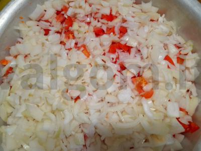 Lečo iš paprikos, pomidorų ir morkų žiemai Žingsnis 6