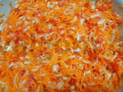 Lečo iš paprikos, pomidorų ir morkų žiemai Žingsnis 8