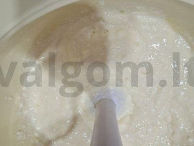 Varškės apkepas su šaldytomis uogomis Žingsnis 2