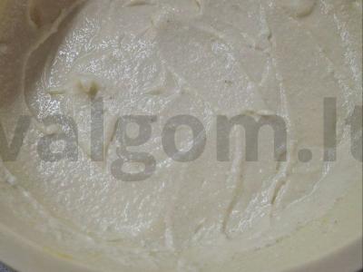 Varškės apkepas su šaldytomis uogomis Žingsnis 3