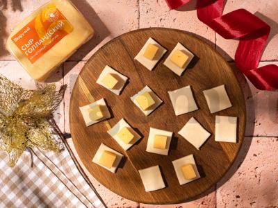 Naujųjų metų eglutė su sūriu ir žolelėmis Žingsnis 2